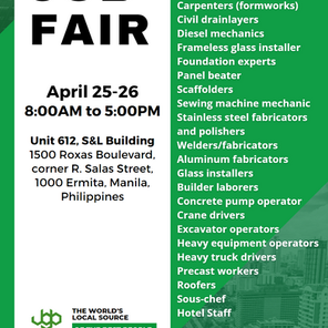 Visit the JGB NEW ZEALAND JOB FAIR on April 25-26, 2023