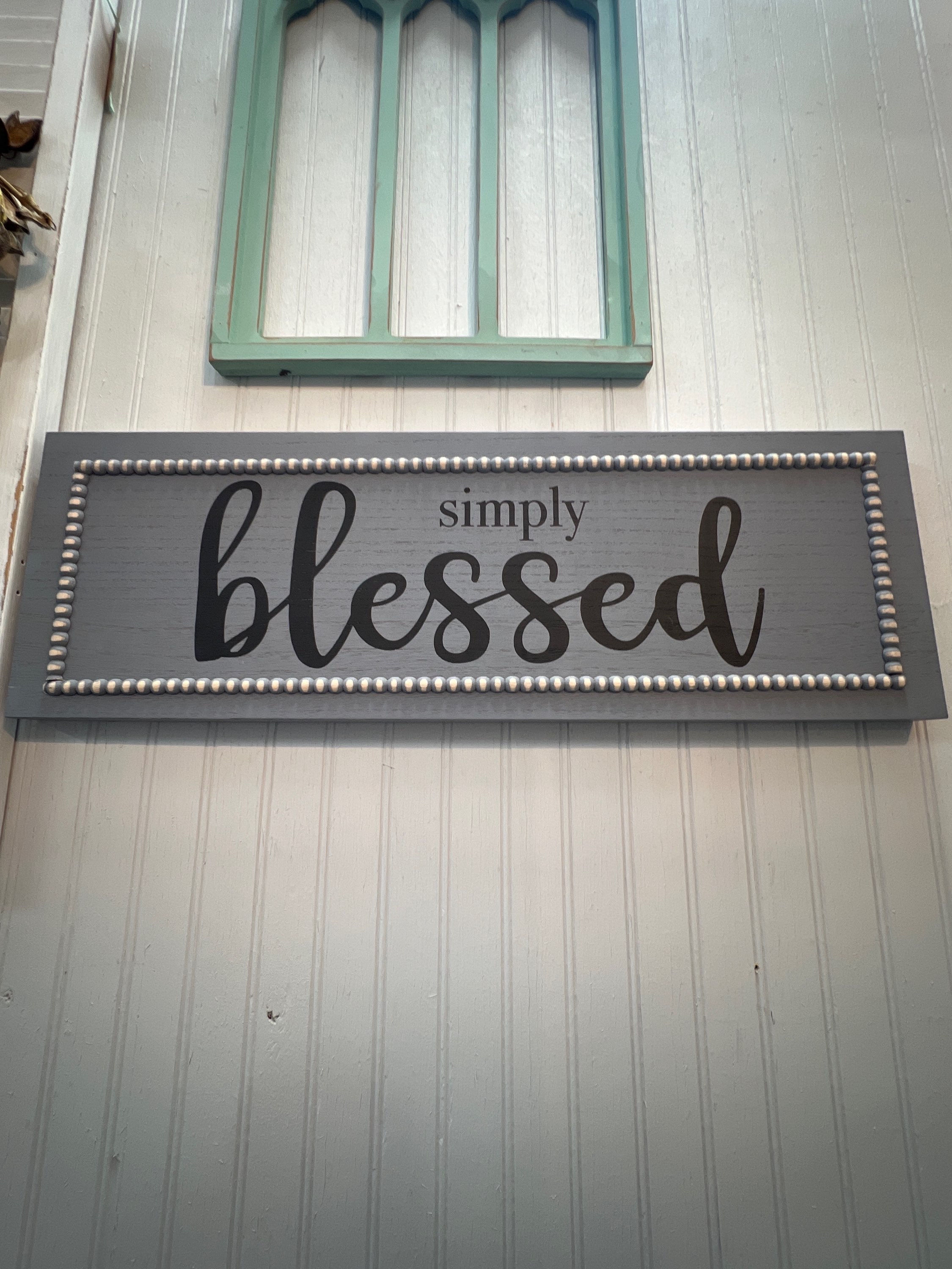 DM100 Simply Blessed Sign