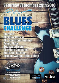 Poster Belgian Blues Challenge 2018