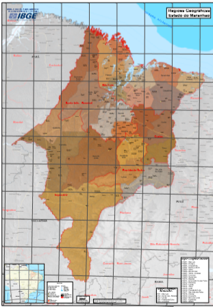 Nova configuração do mapa do MA.