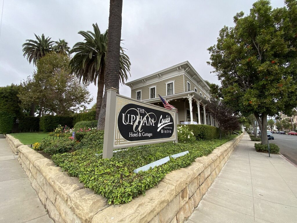 Exterior image of The Upham Hotel and Cottages in Santa Barbara, California