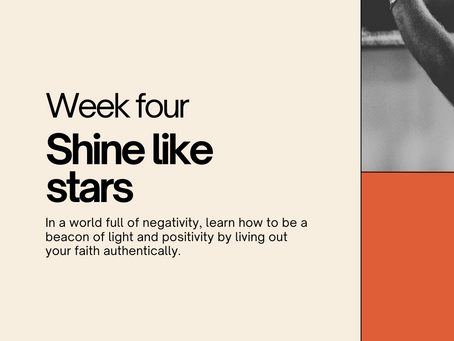 Shine Like Stars Philippians 2:12-18