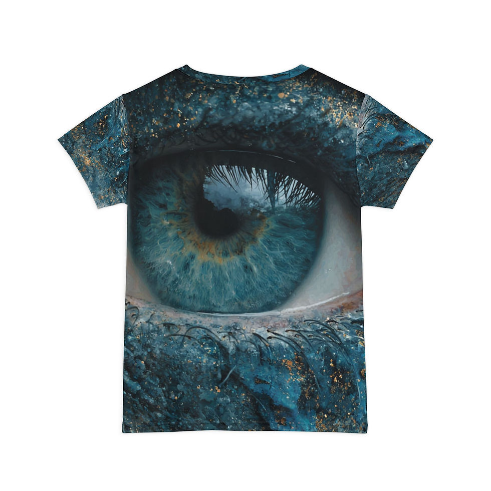 Thumbnail: The Evil Eye – All-Over Print Ladies Tee