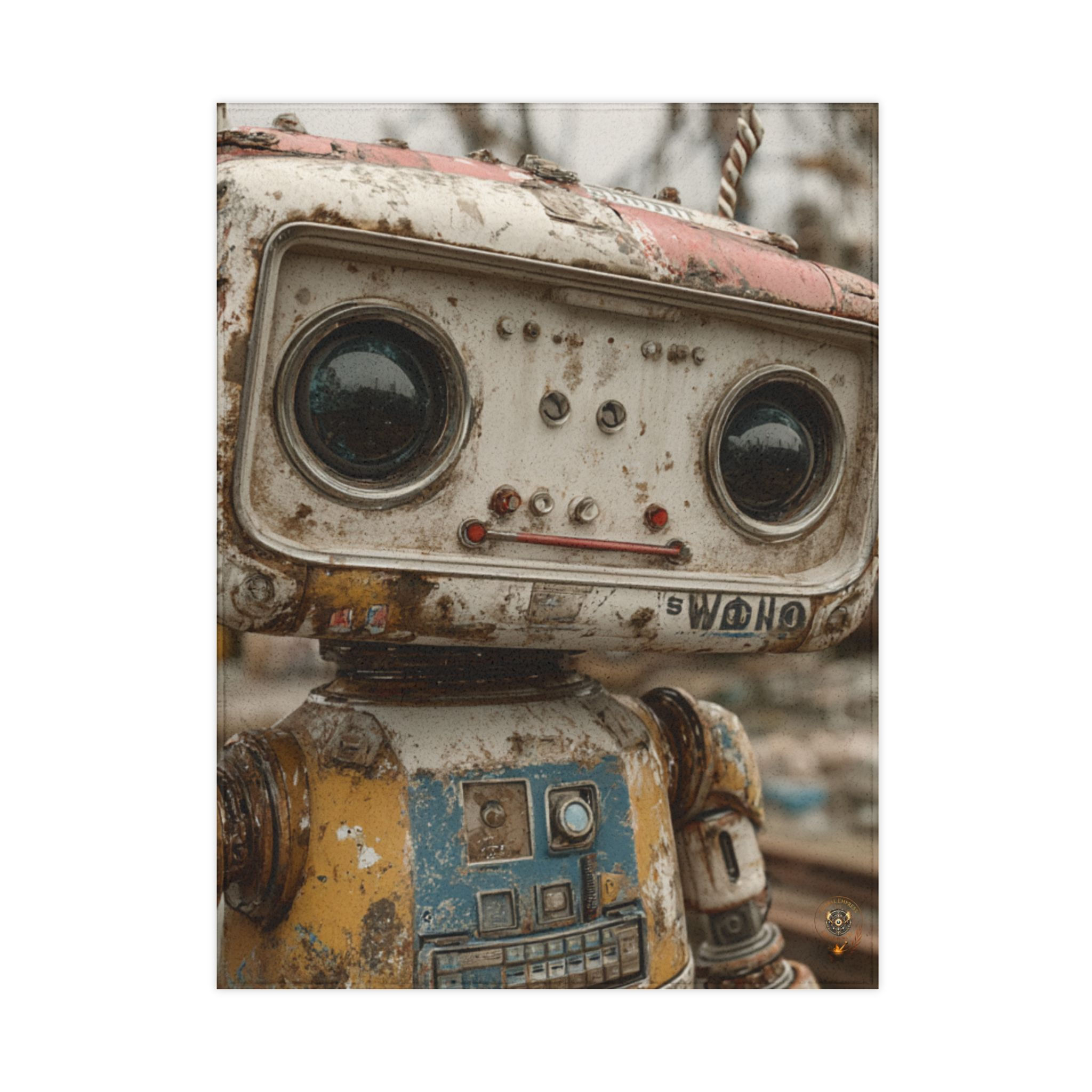 Baby Robot Baby Blanket