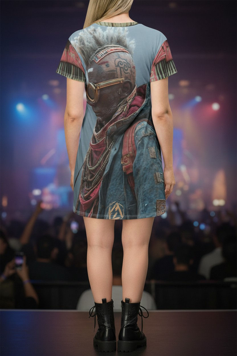 Thumbnail: The Mohawk Visionary  T-Shirt Dress 