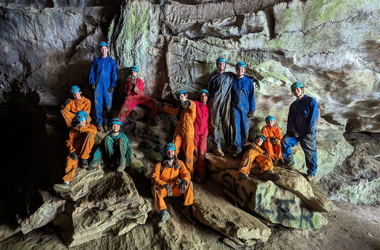 caving at sleepaway camp

