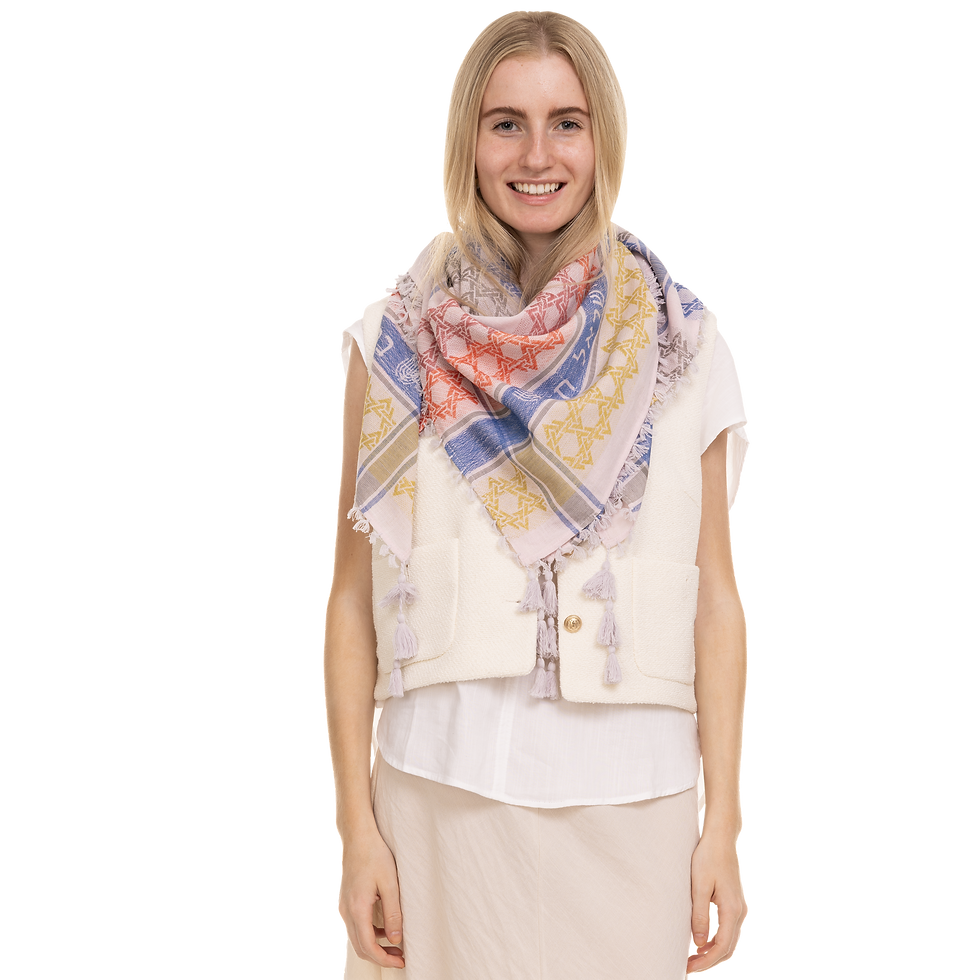 Multi INTERLINK Pink Sudra w/Tassel