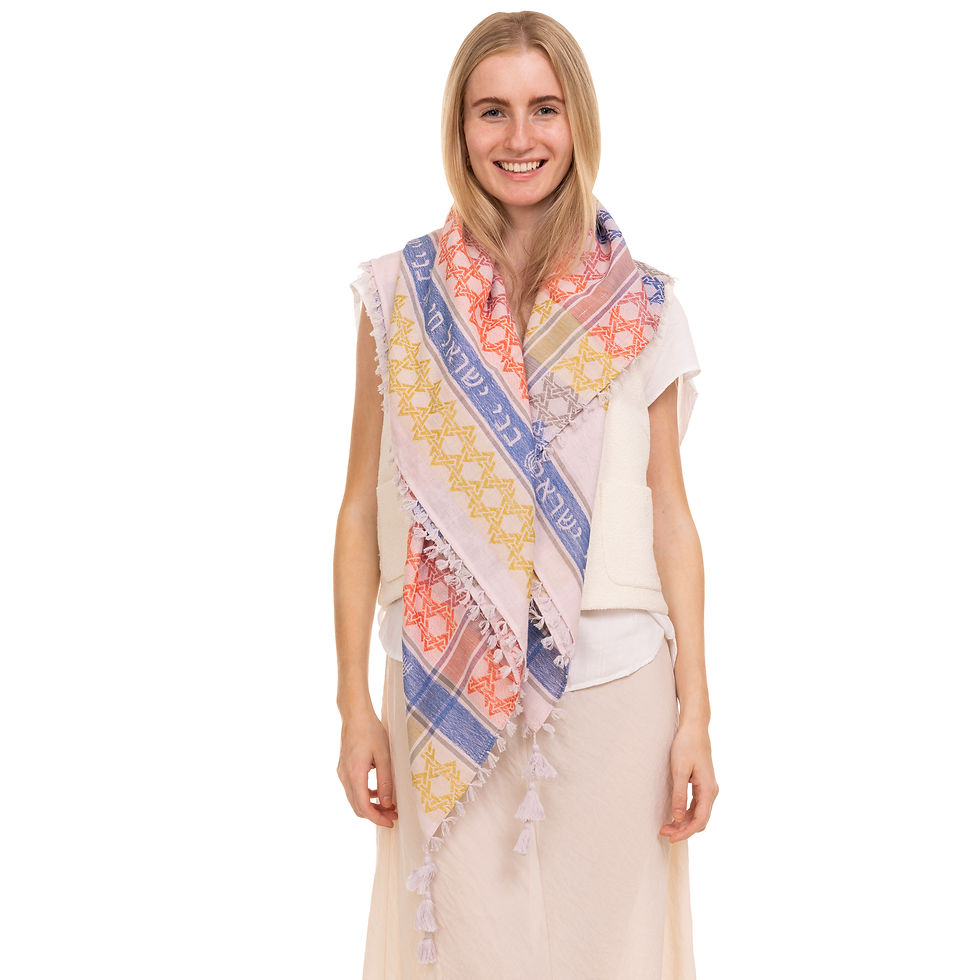 Thumbnail: Multi INTERLINK Pink Sudra w/Tassel