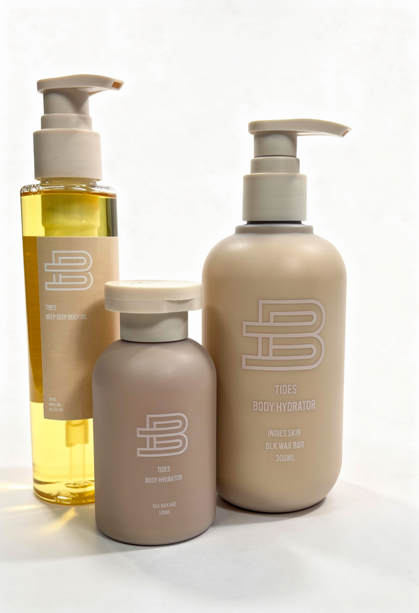 Tides Body Bundle — BLK Wax Bar skincare kit