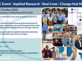 The ARC Event - Applied Research - Real Lives - Change that Matters
