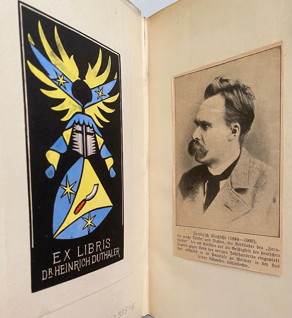 Thumbnail: Menschliches, Allzumenschliches - Friedrich Nietzsche -Association Copy!