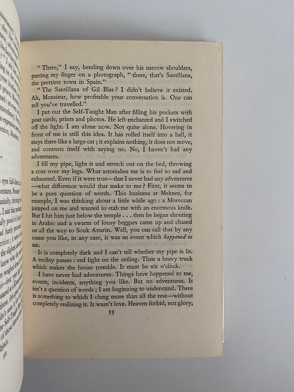 Thumbnail: The Diary of Antoine Roquentin - Jean-Paul Sartre