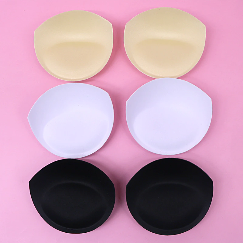 Miniature : Sponge Bra Pads Push Up Breast Enhancer Removeable Bra Padding Inserts Cups