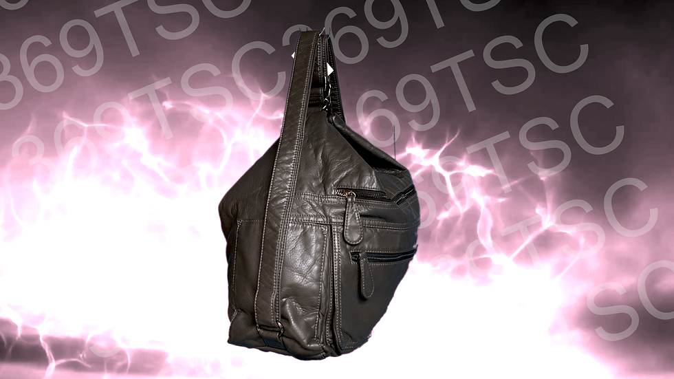 縮圖：Elegant Multifunction Unisex Grey Handbag