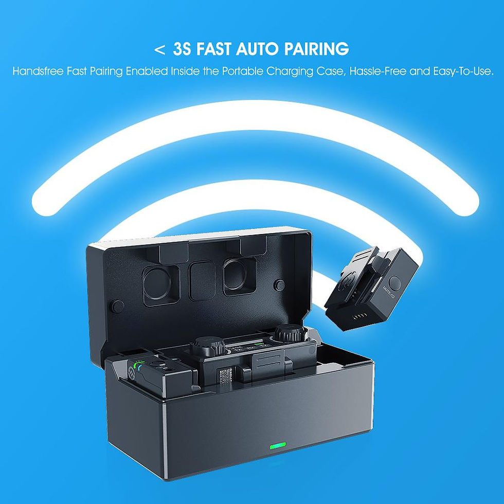 Miniature : Hollyland LARK 150 Duo Solo Wireless Microphone System Lavalier Mic 2.4G OLED 