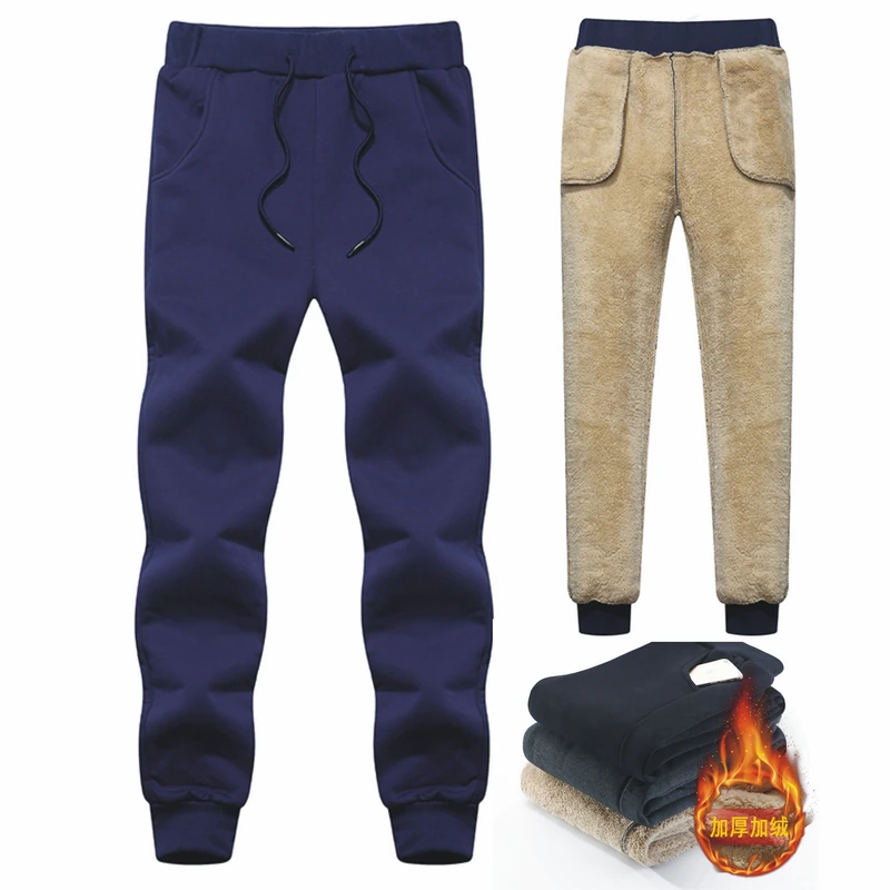 縮圖：Winter Pants Classic brand sweatpants super Warm Cashmere Trousers 