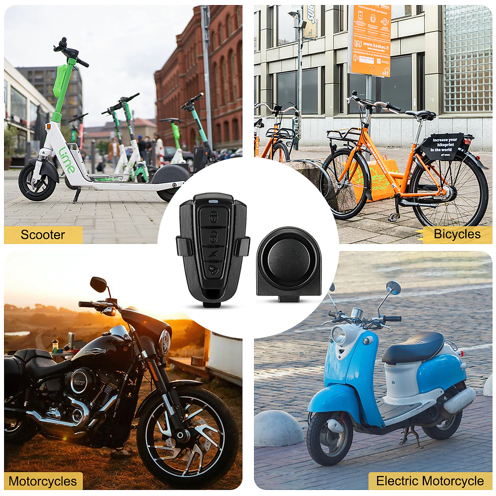 Miniature : Waterproof Bike Vibration Alarm for Bicycle Motorcycle Electric Vehicles 