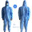 Thumbnail: Disposable Anti Dust Oil Epidemic Antibacterial Plastic Closures Safety Suit 