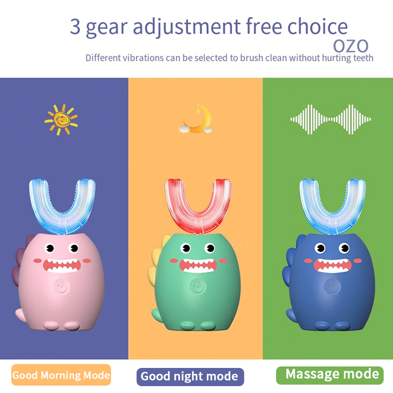 Thumbnail: Sonic Kids Electric Toothbrush Children's Xaomi Teeth Tooth Brush 
