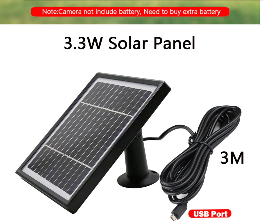 Miniature : Wireless Security Camera 3MP 1080P WIFI IP Camera Outdoor Hunting PIR Motion