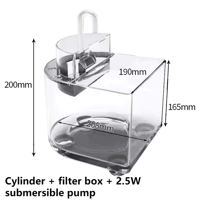 Thumbnail: Desktop Amphibious Mini Aquarium Beta Fish Tank 