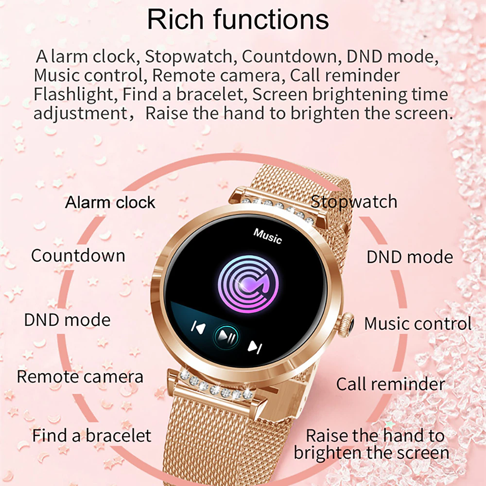 Miniature : Smart Watch Women Sports Fitness Tracking Waterproof Wristband Smartwatch