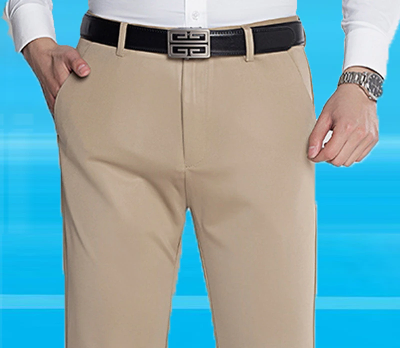 縮圖：Summer Thin Men's Elastic Casual Pants Dad's trousers Loose Pants