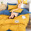 Miniature : Home Textile Duvet Cover Pillow Case Bed Sheet AB Side Bedding Linens Set