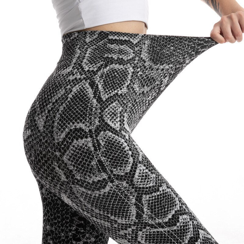 縮圖：Running Push Up High Waist Plaid Printed Leggings Sports Pants 