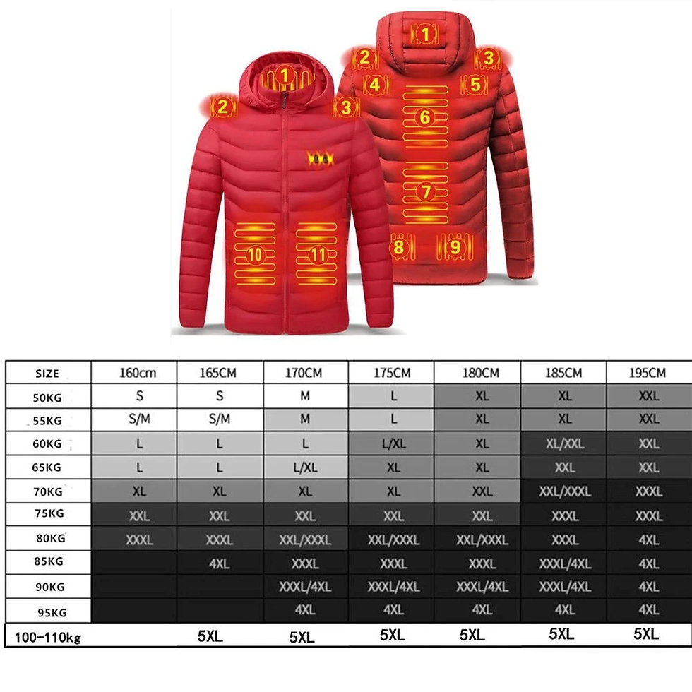 縮圖：Thermal USB Electric Battery Long Sleeves Heating Hooded Jackets 