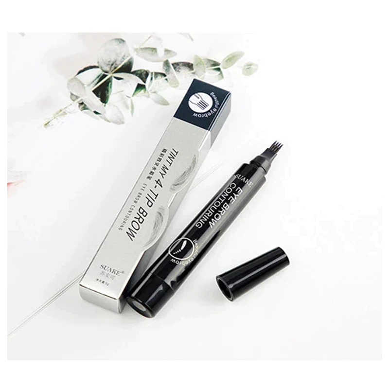 Miniature : 5 Colors Eyebrow Tattoo Pen Waterproof 4 Points Eyebrow Pen 