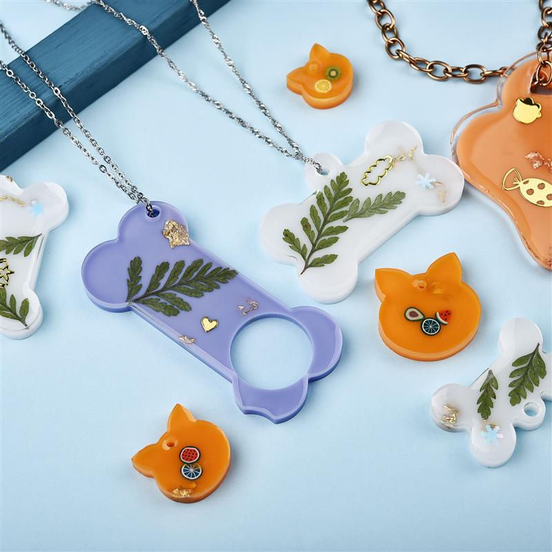 Thumbnail:  Decorative Candy Cat Paw Letters Glitter Filling UV Epoxy Resin 