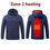 Miniature : Thermal USB Electric Battery Long Sleeves Heating Hooded Jackets 