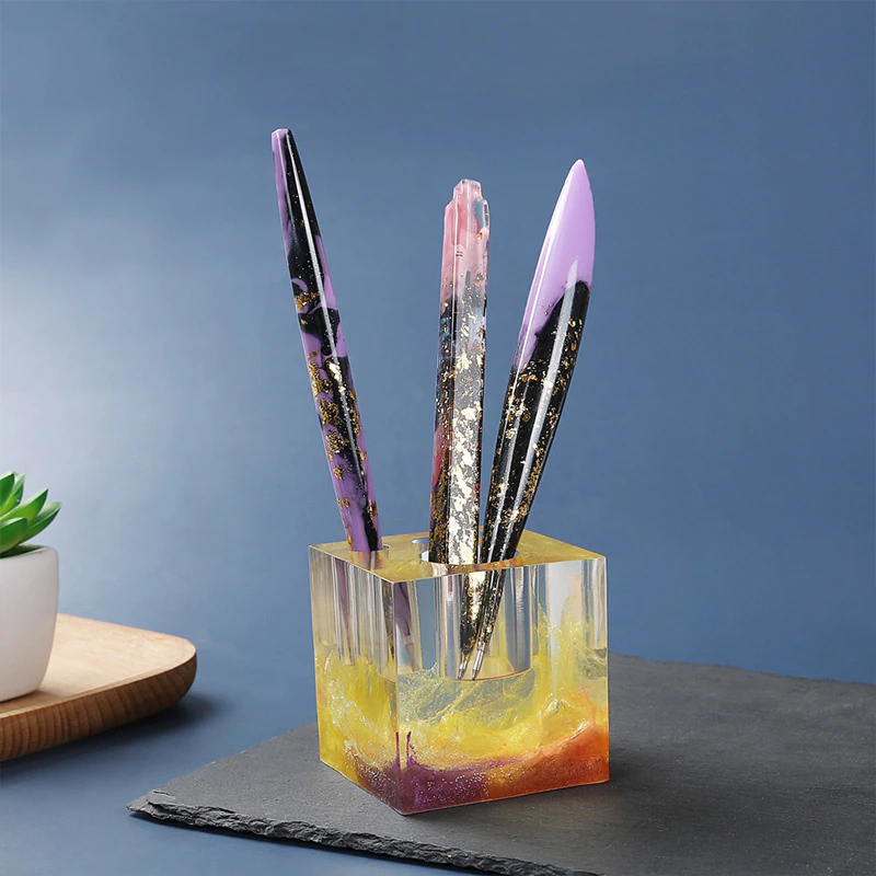 Thumbnail: Transparent Pen Silicone Mould Dried Flower Craft Ballpoint Pen Mold