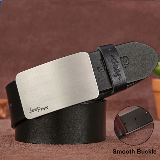 縮圖：Genuine Leather Alloy belts Buckle business belt