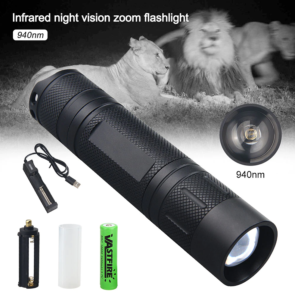 Thumbnail: 5W Infrared LED Flashlight  Infrared Radiation Weapon Light Night Vision Devices