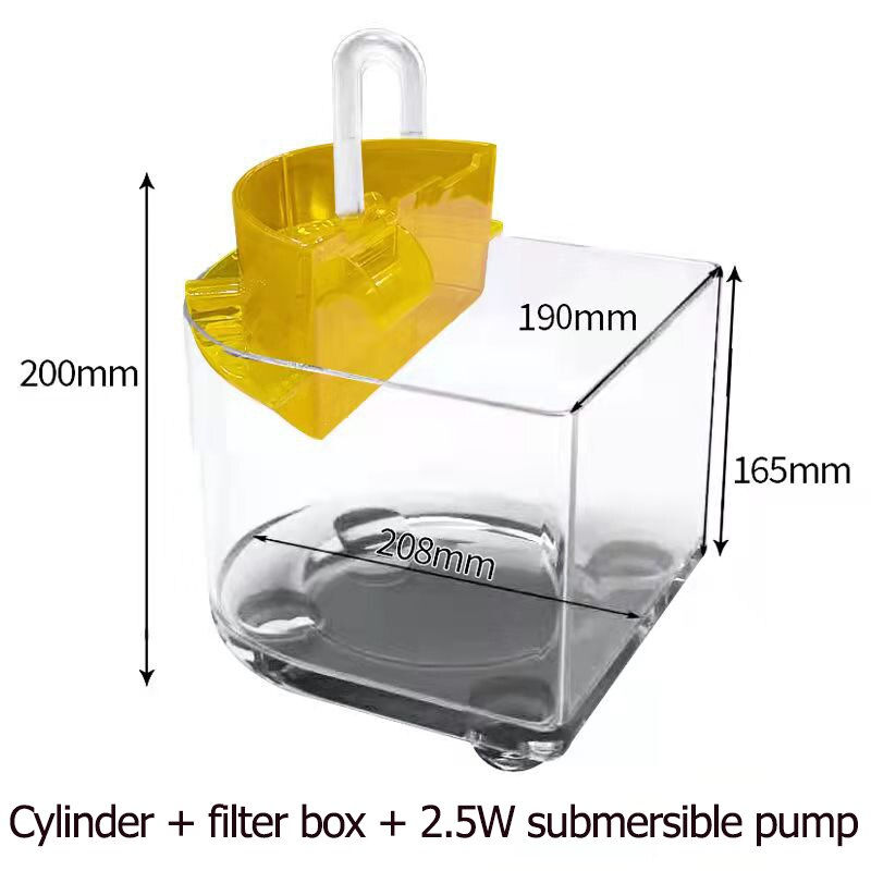 Thumbnail: Desktop Amphibious Mini Aquarium Beta Fish Tank 
