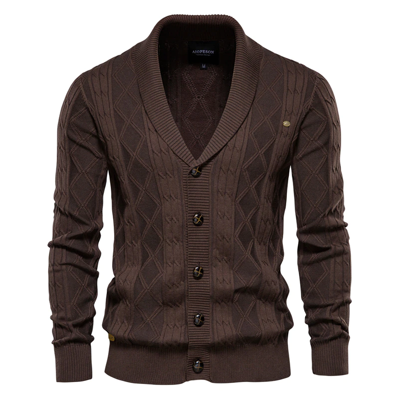 縮圖：Casual Quality Zipper Cotton Winter Mens Sweaters 