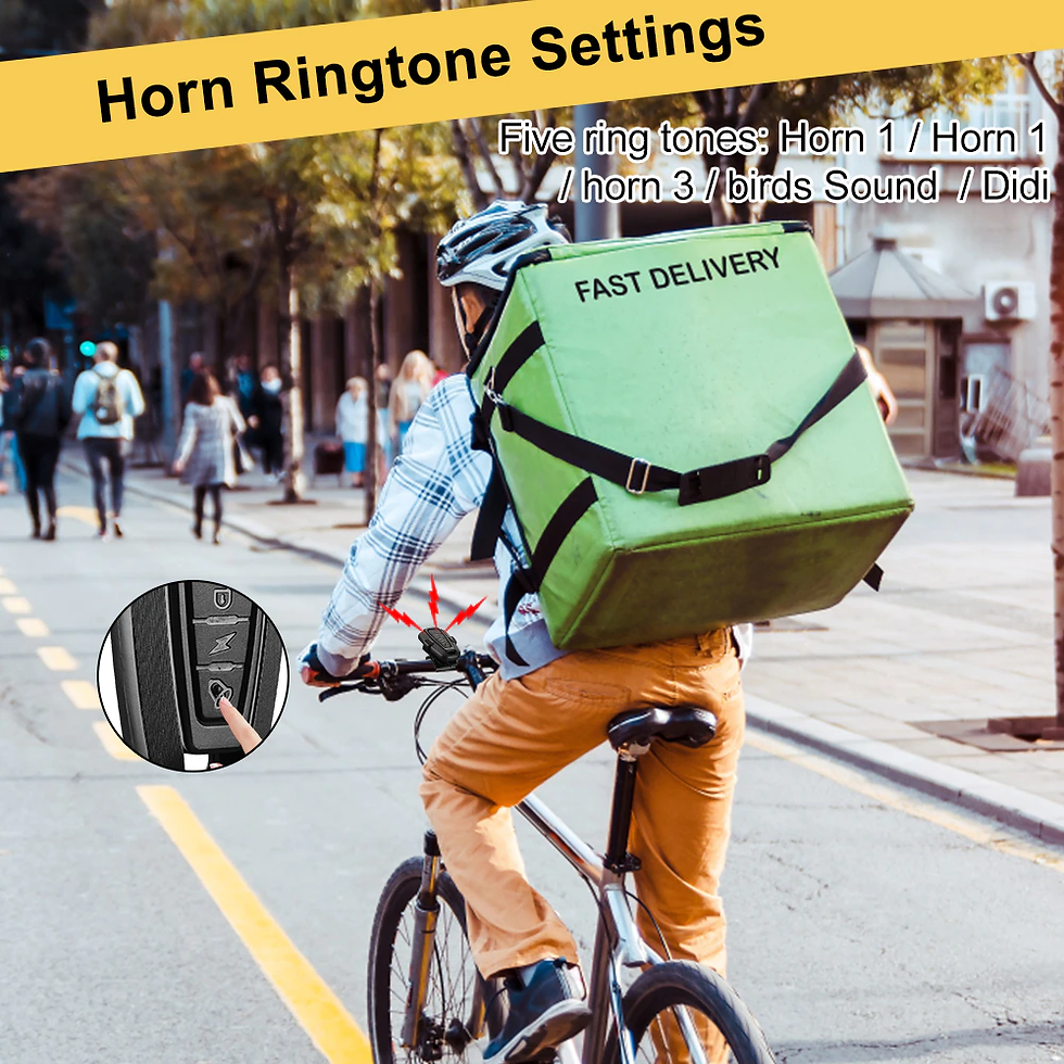 Thumbnail: Waterproof Bike Vibration Alarm for Bicycle Motorcycle Electric Vehicles 