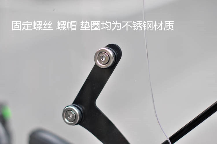 Thumbnail: Motorcycle Front Windshield Deflector Protector 
