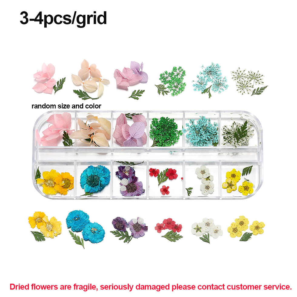 Thumbnail: Dried Flowers Dry Plants for Rsein Molds Fillings Epoxy Resin Pendant Tweezers 