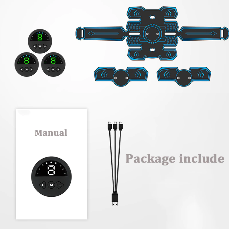 Miniature : EMS Trainer Toner Abdomen Muscle Stimulation Abs Fitness Equipment