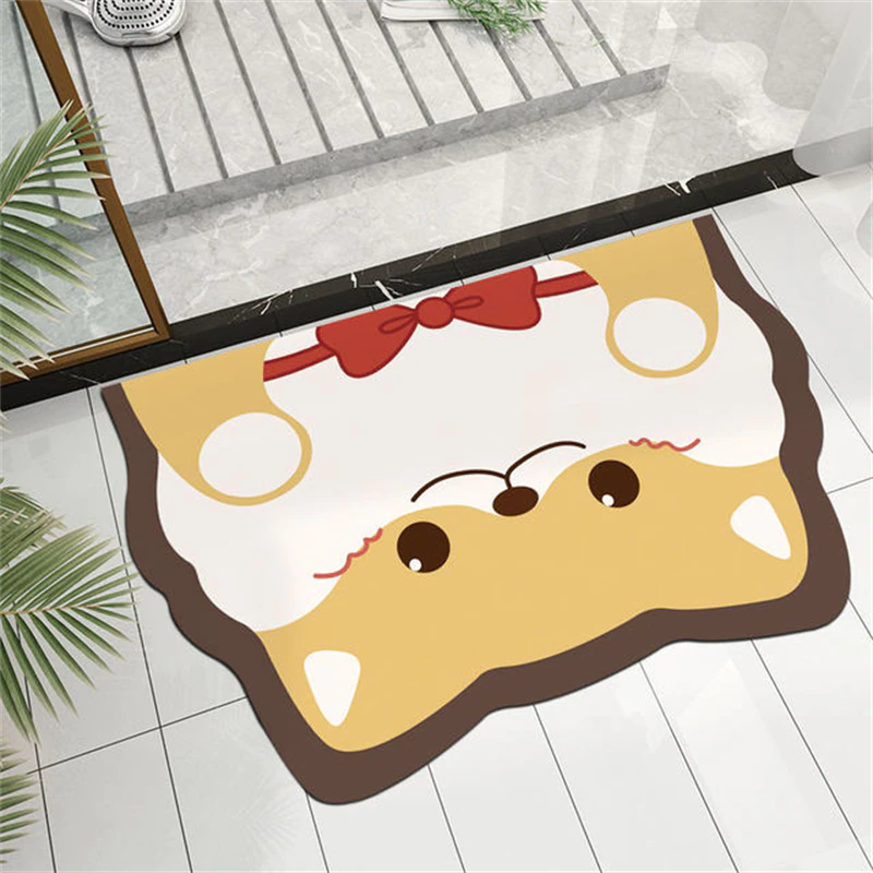 Thumbnail: Anti-Slip Mat Super Absorbent Bath Mat Toilet Carpet