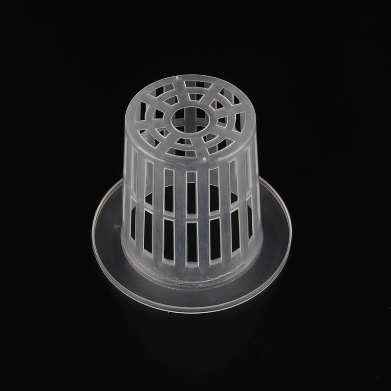 Thumbnail: 100pcs 38mm Aquaponics Hydroponics Net Pot Mesh Basket Planting Cup Hydroponic