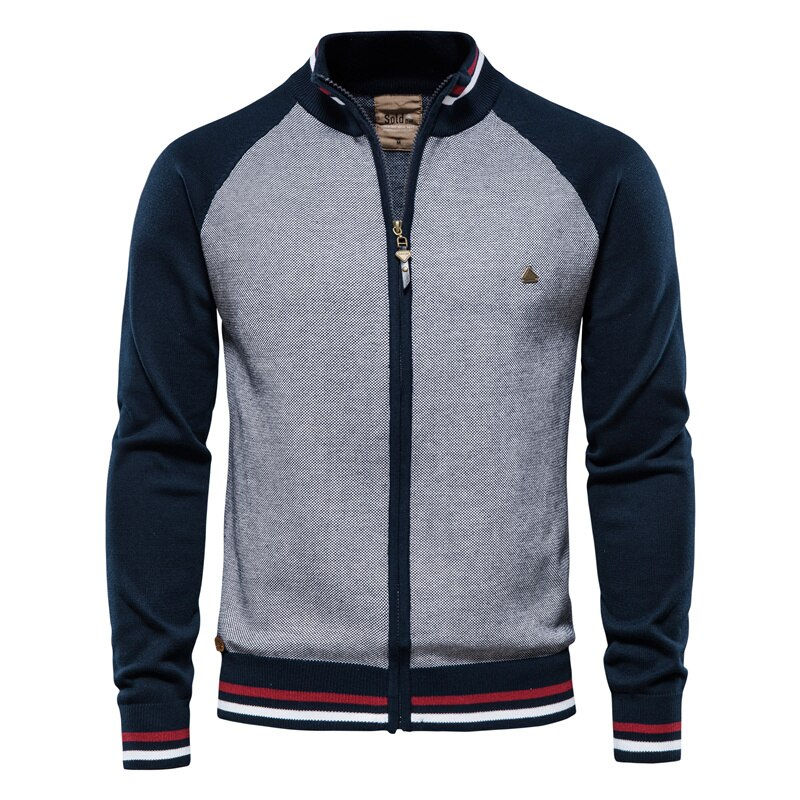縮圖：Casual Quality Zipper Cotton Winter Mens Sweaters 