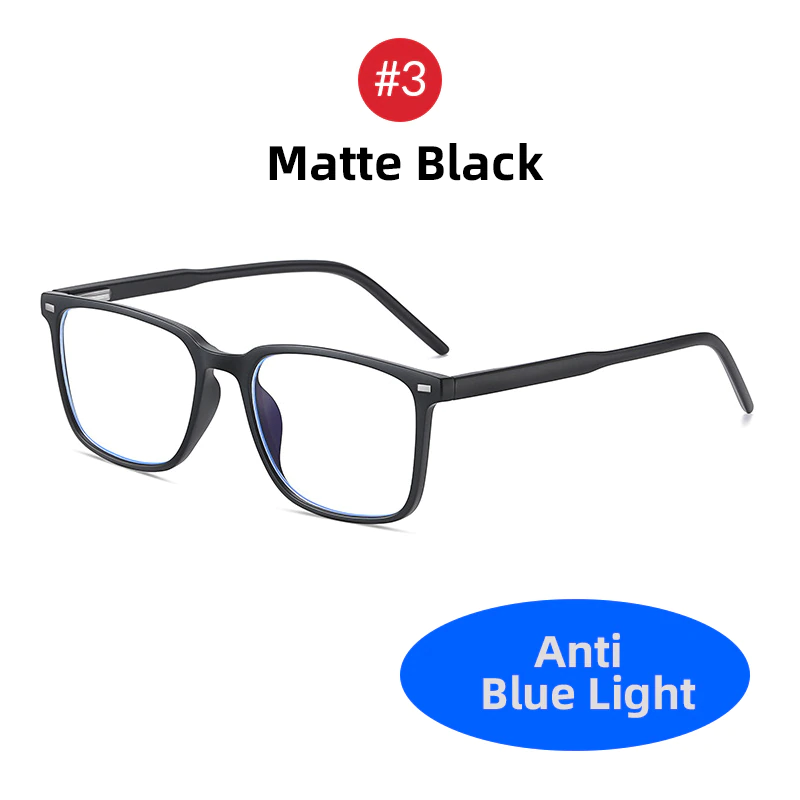 縮圖：TR90 Matte Black Anti Ray Eyeglasses Women Transparent Fashion Eyewear