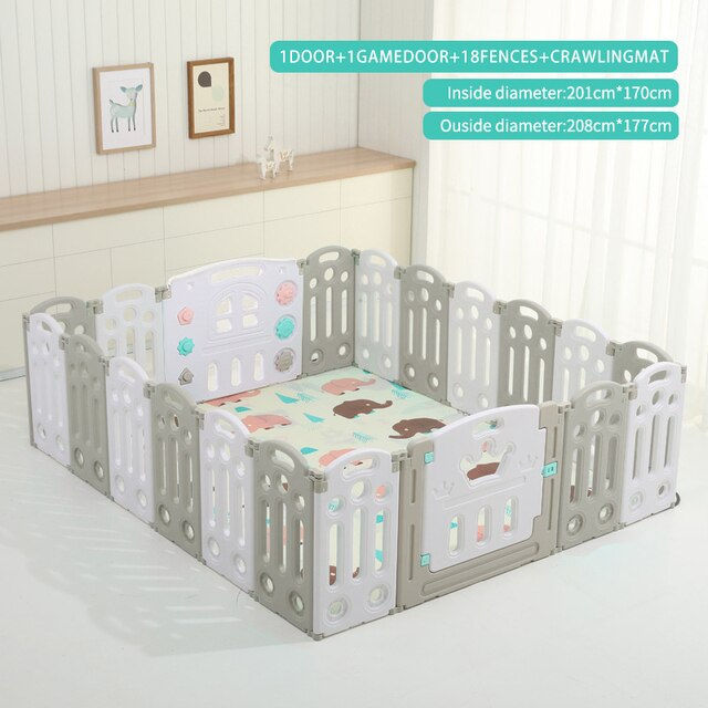Thumbnail: Super Luxury Baby Playpen With Free Mat Kid Playpen for Children