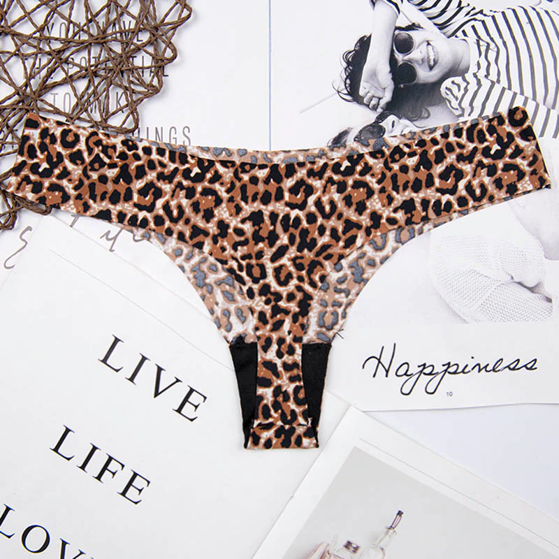 Thumbnail: Cotton Low-waisted Seamless Women Shapers Control Knickers Pants Pantie 