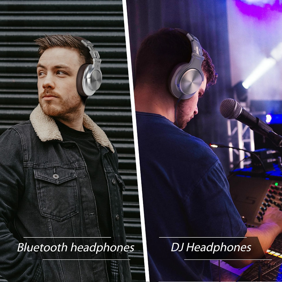 縮圖：Wireless Bluetooth With Mic Over Ear Studio DJ Headphone Recording Headset