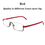 Thumbnail: May Flower Metal Anti-Blue Light Reading and Half Frame Prescription Eyeglasses